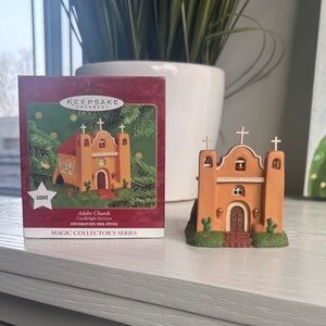 Hallmark Retired 2000 Adobe Church Ornament - Rare